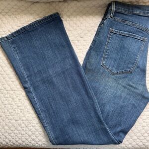 Banana Republic Flare Jeans in Classic Blue